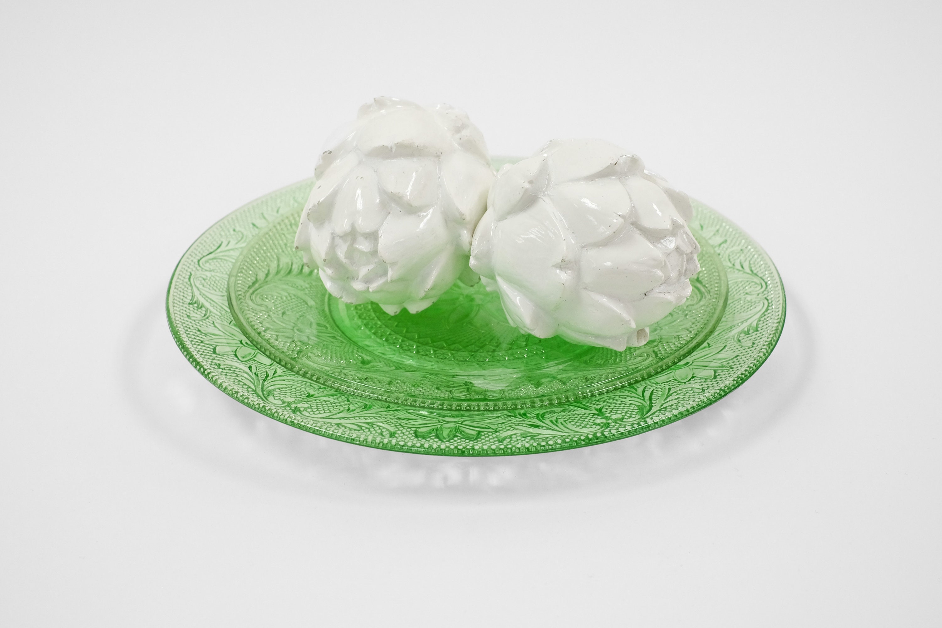 Tiara chantilly glass plates - Etsy 日本