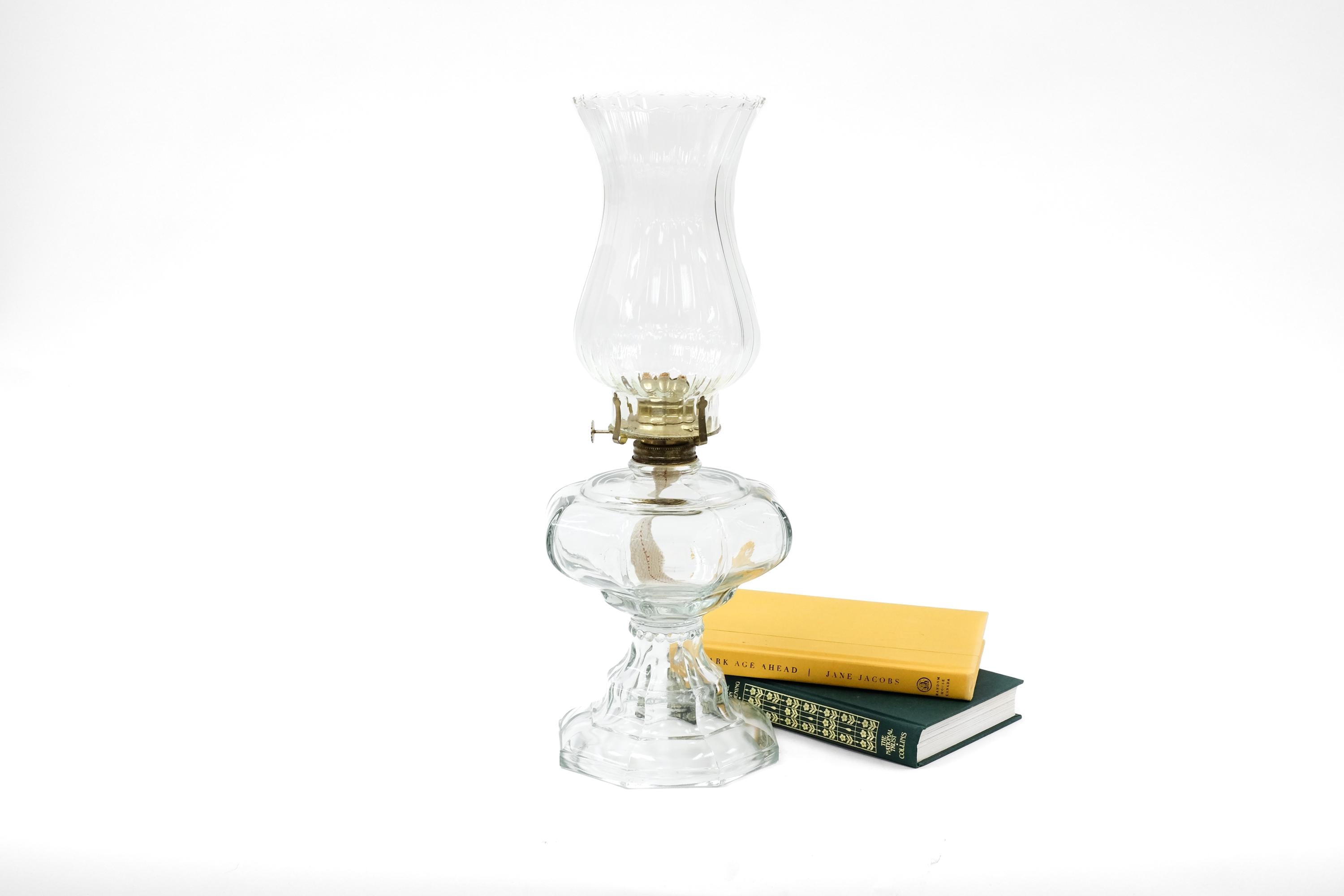 Crisa Pressed Glass Kerosene Oil Lamp Chimney Included - Etsy, image size:3000x2000