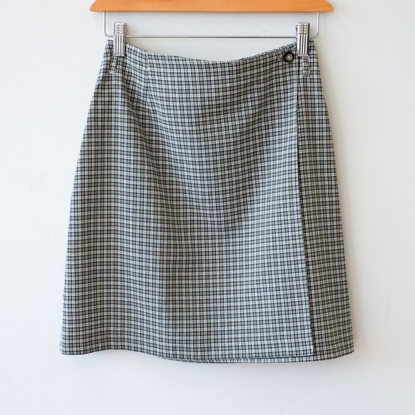 Plaid Wrap Skirt - Etsy