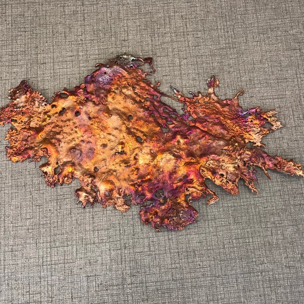 Copper Art Wall Decor Etsy