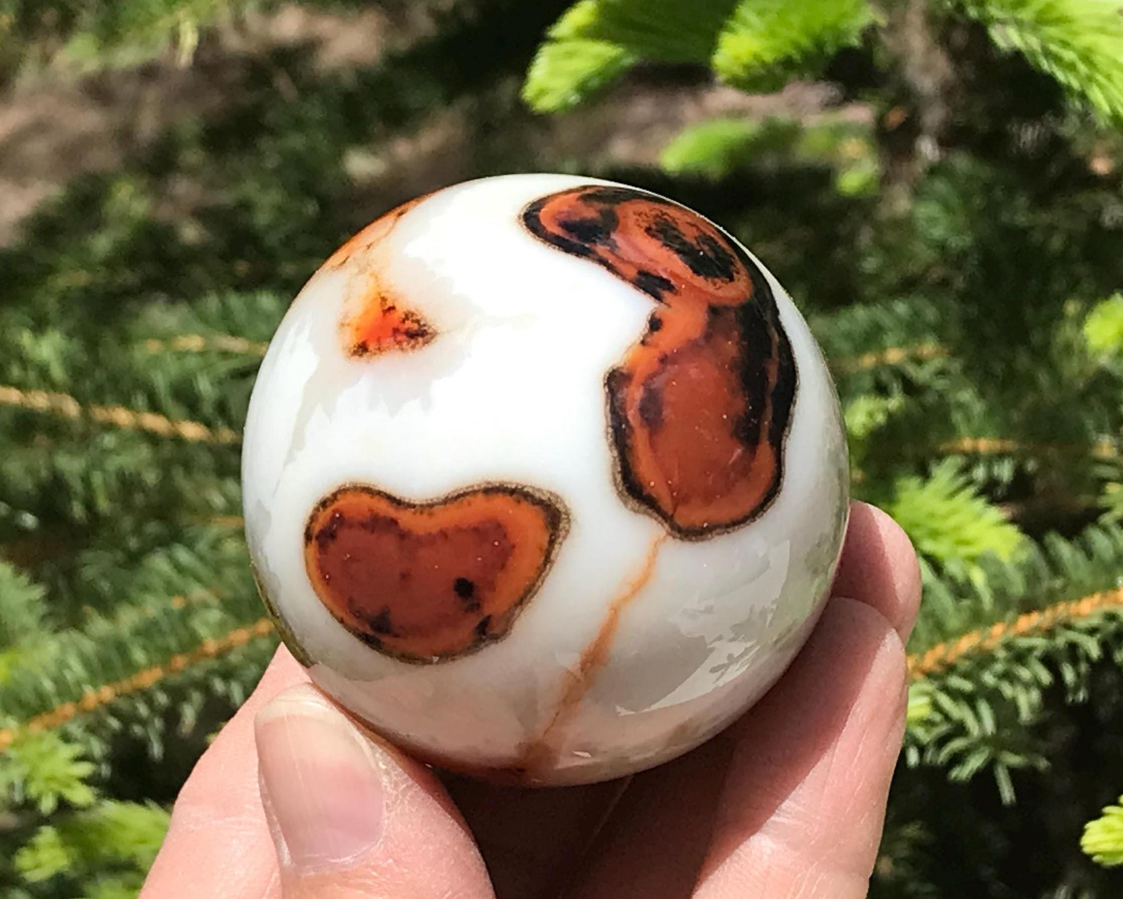 Ornate Carnelian Sphere - Etsy