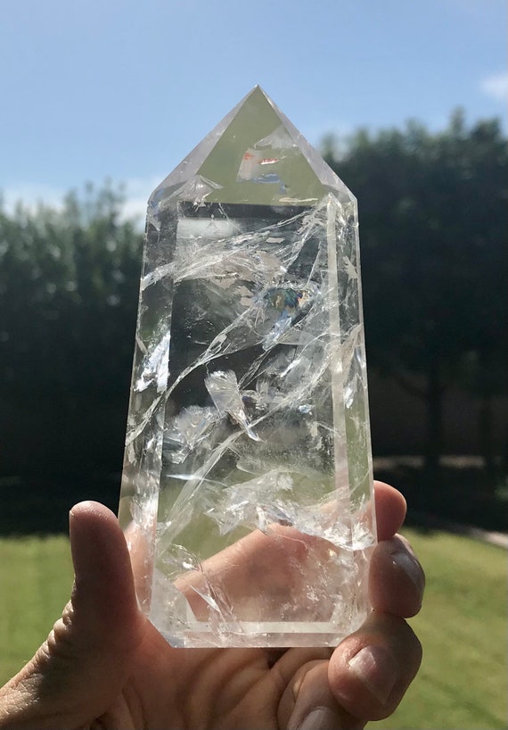 虹色の水晶タワー - Etsy 日本