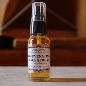 Rejuvenating Face Serum w/ Carrot Seed Oil 1 oz. Scar Anti-Aging Skin Repair
