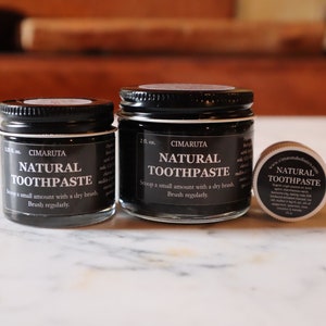 Aktivkohle Bentonit Manuka Natürliche Zahnpasta