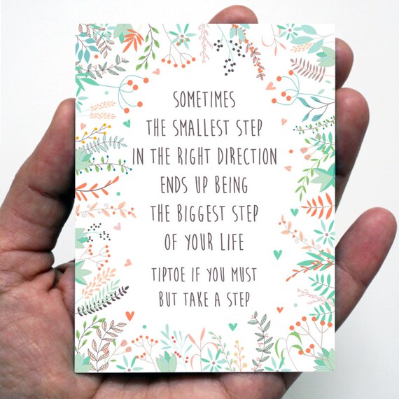 Dorothy Spring Sometime The Smallest Step in Right Direction Ends Up Being The Biggest Step Of Your Life Inspirational Fridge Magnet Sign Perfect Friendship Gift Size 4x3 inch Dorothy Spring Sometime The Smallest Step in Right Direction Ends Up Being The Biggest Step Of Your Life Inspirational Fridge Magnet Sign Perfect Friendship Gift Size 4x3 inch