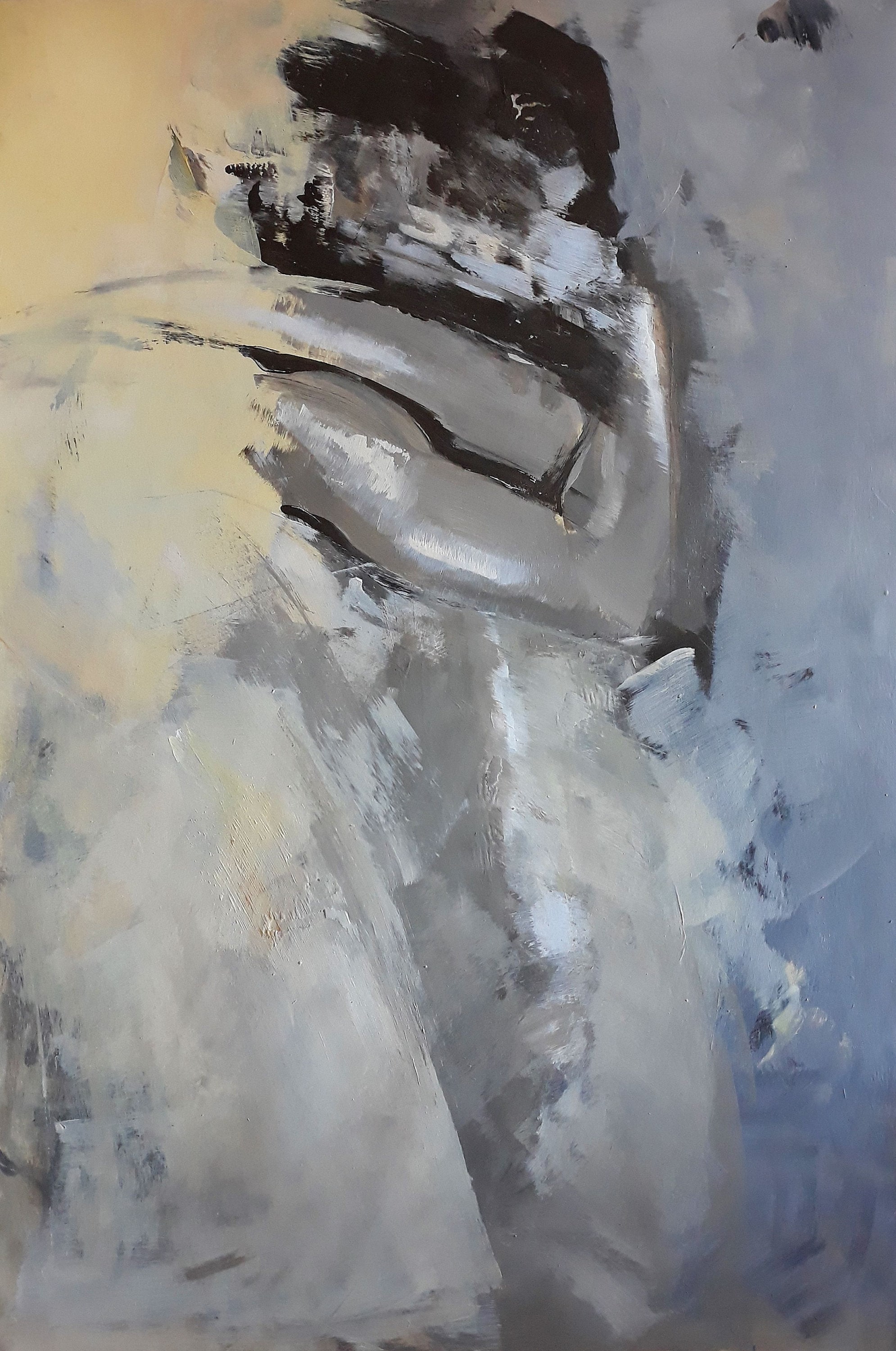 Lovers painting large couple print abstract lovers painting Etsy