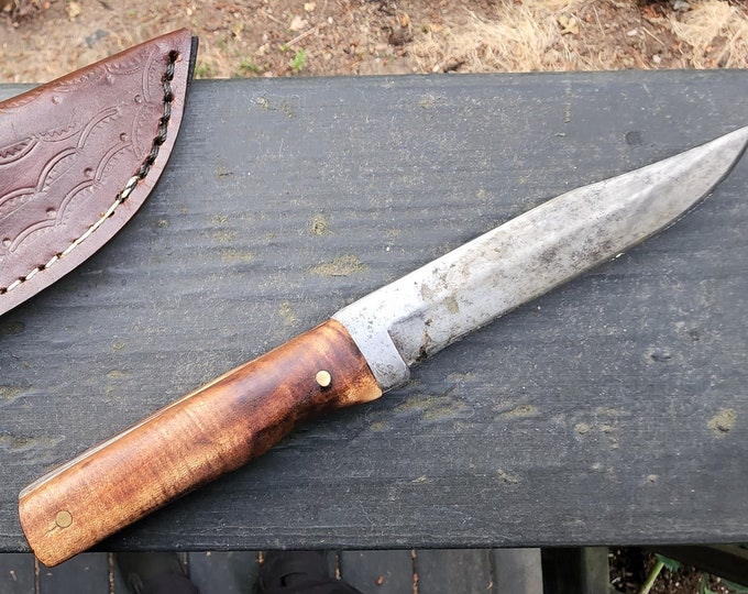 Antique Hammer Brand Knife With Walnut Burl Scales. Etsy