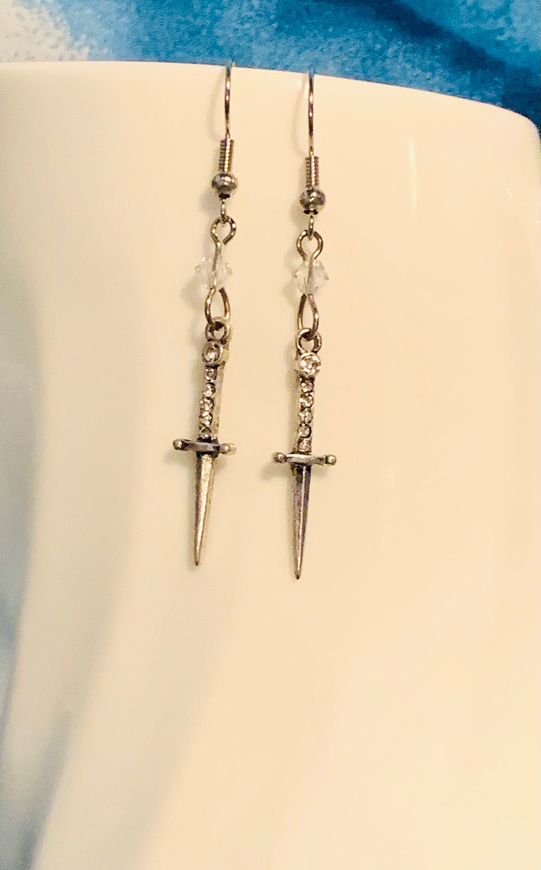 One of a Kind Dagger Earrings main image 1