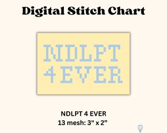 NDLPT 4 EVER 13 Mesh Chart PDF File, Instant Download