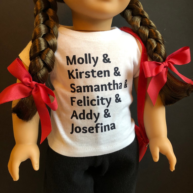 18 Doll Shirt Custom Doll Shirt American Girl Doll Etsy