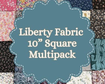 Liberty stof 10" vierkanten multiverpakking