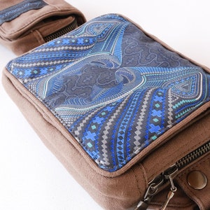 Canvas Fanny Pack Belt: Modular Festival Belt Bag