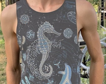 The Blue Print 2 sea Men Tank Top