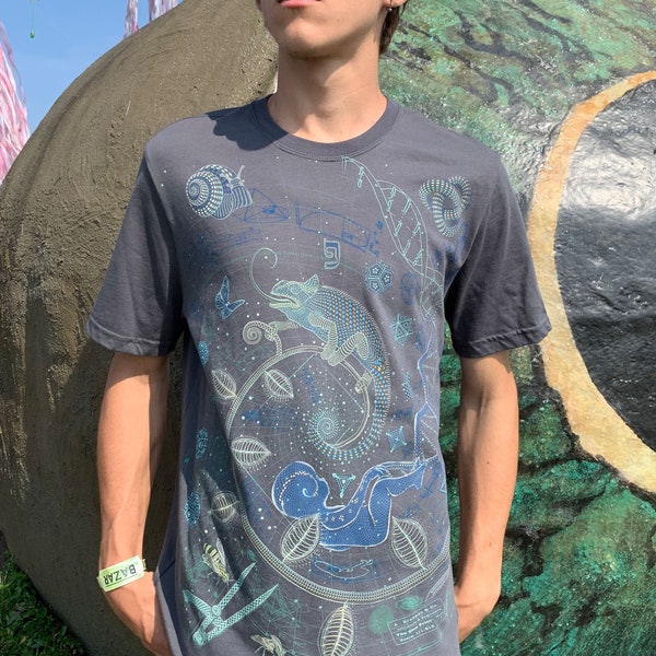 Demon Psychedelic Men's Golf Shirts