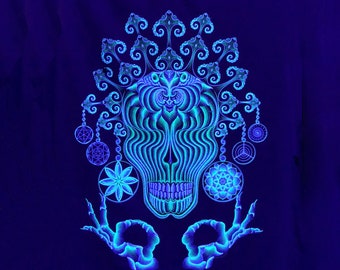 Trippy Woman Shirt - GULGALTA- Meditation Shirt Women, Sacred Geometry Women Clothing, Gift for a Yogi, Spiritual Clothing, Psychedelic Gift