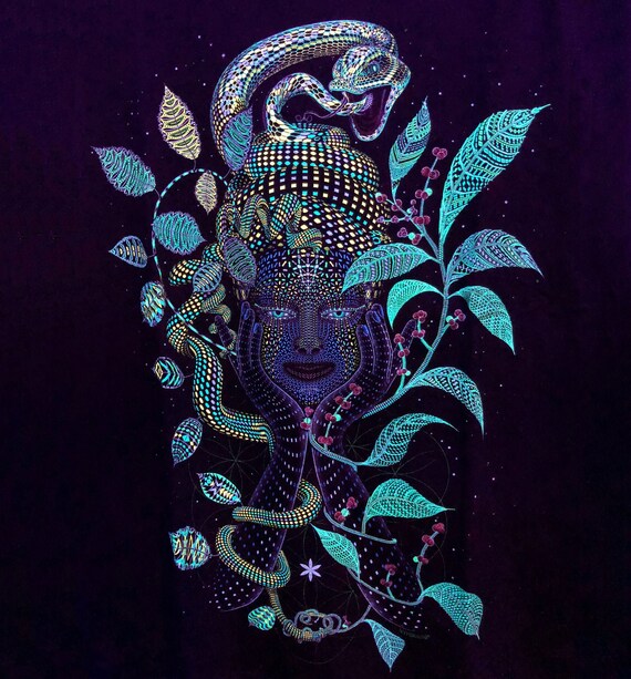 Psychedelic Ayahuasca Tank Top Women AYA Shipibo Geometry - Etsy Denmark