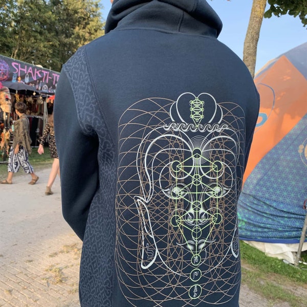 Blue Psychedelic Men's Sweatshirt
