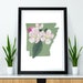 Arkansas State Flower Apple Blossom Art Digital Download, USA Geography ...