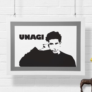 Unagi Ross Geller Friends Poster Digital Download