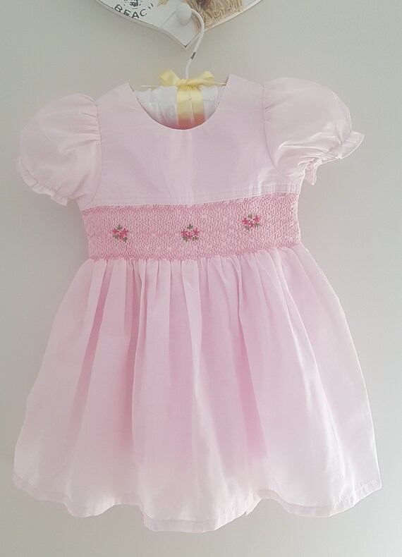 pale pink baby dress