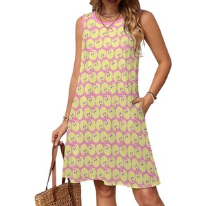 sleeveless DOLLY PARTON easy breezy cool and comfy (and inexpensive!) summer dress - original illustration