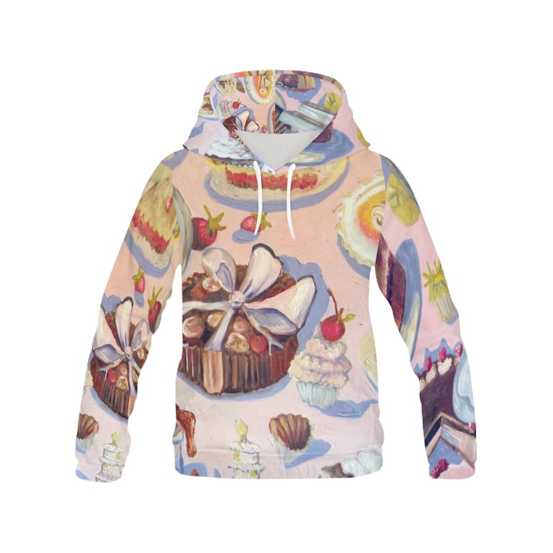 Urban Jacket DJ Street Art date night Artsy, Mens Sweets Hoodie One of a Kind