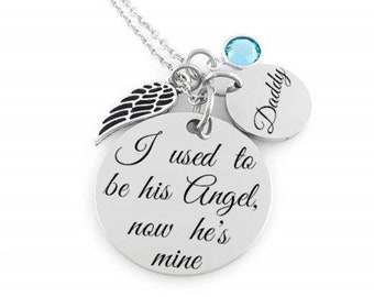 Dad Memorial Jewelry - Etsy Australia