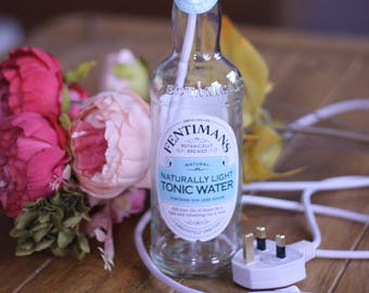 Tonic Water Bottle Lamp