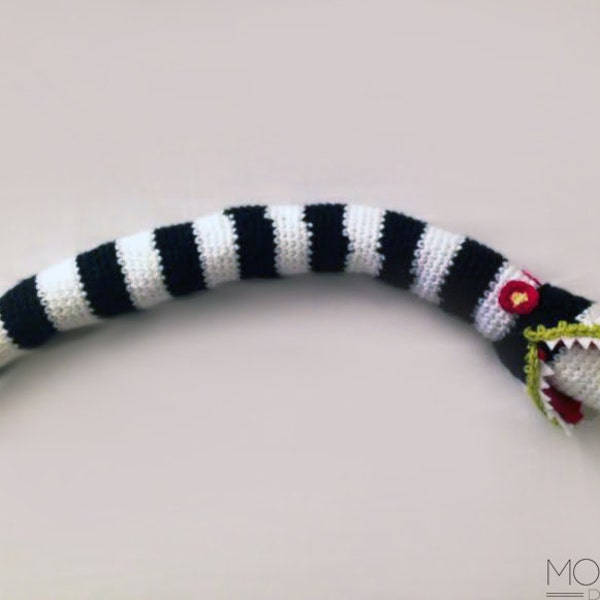 Beetlejuice Sandworm Crochet Plushie - Large Size 24"