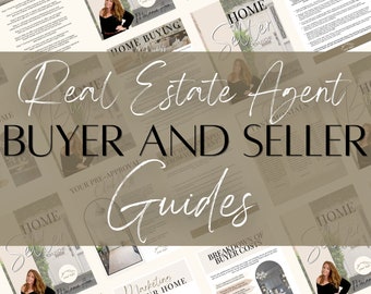 Real Estate Home Buyer and Seller Guide Bundle, Real Estate Template, Real Estate Buyer Packet, Seller Packet