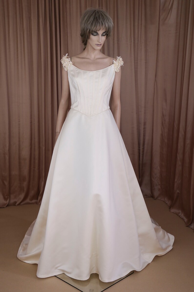 Vintage Wedding Dress 90's Bridal Gown From 1990s Etsy