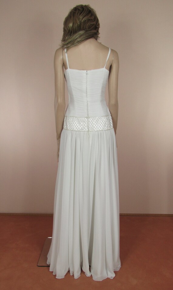 Elegant vintage white wedding dress - wedding dre… - image 5