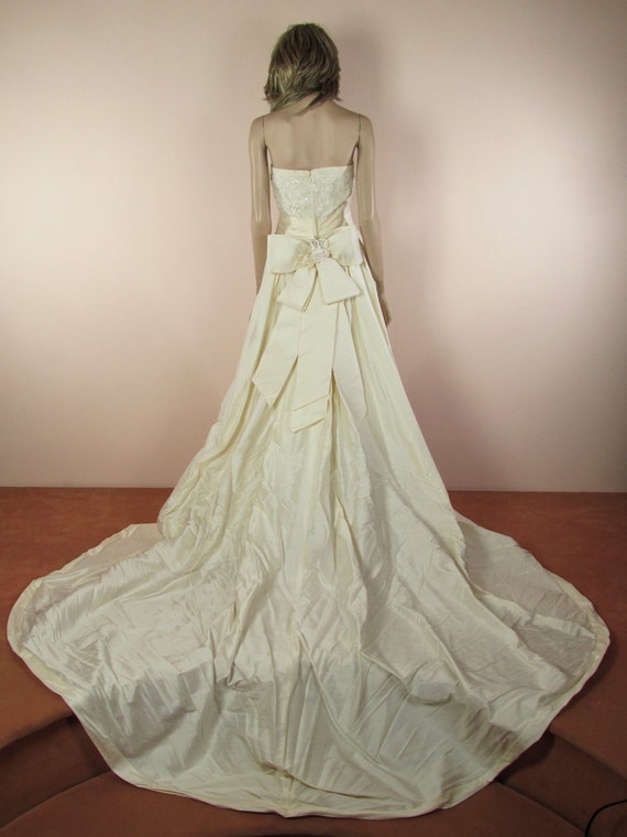 70's Vintage Wedding Dress - Elegant wedding dres… - image 4