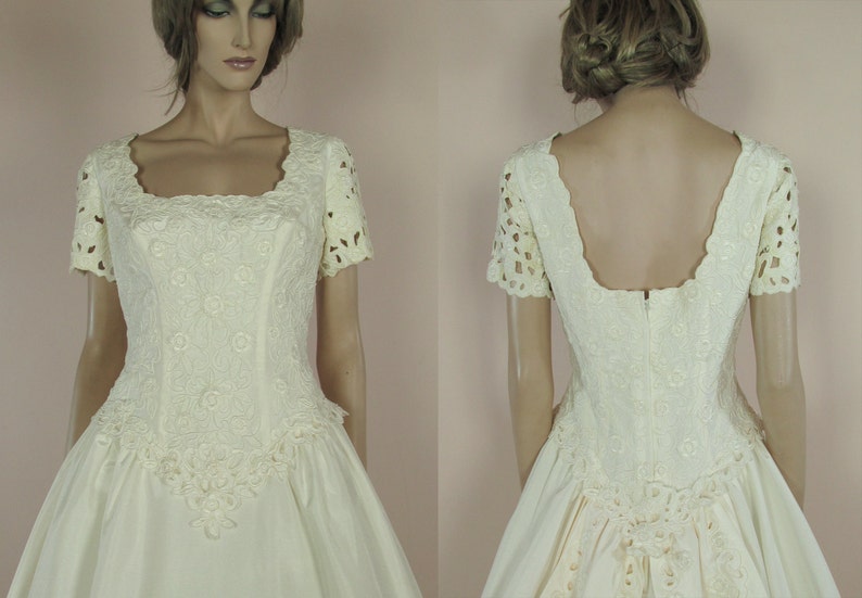 Vintage wedding Dress 90's Bridal gown from 1990s Etsy