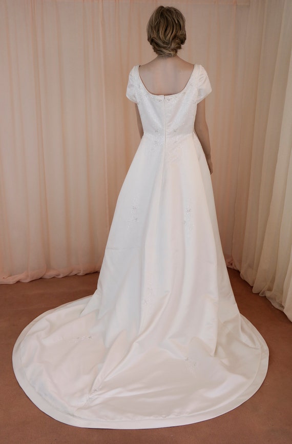 90's Vintage Wedding Dress - wedding dress from t… - image 6