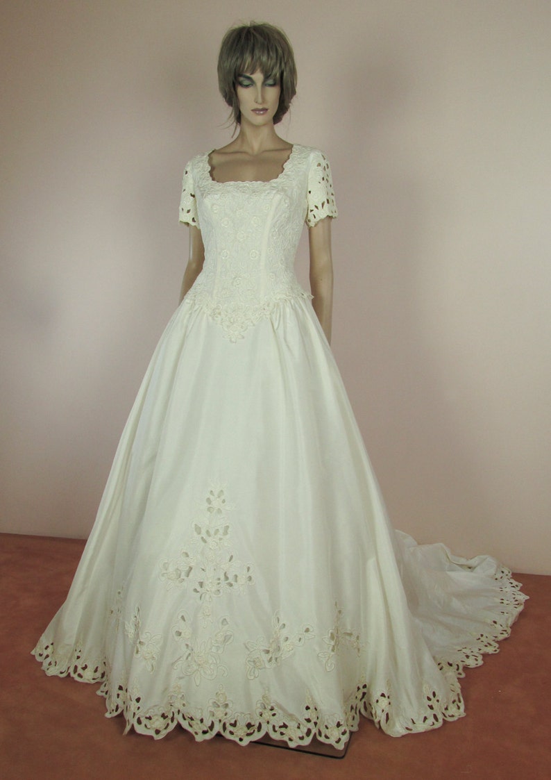 Vintage wedding Dress 90�s Bridal gown from 1990s Etsy