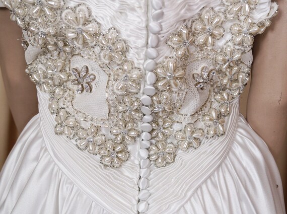 Wedding Dress 80s Vintage 1980s Princes Style White Bridal Wedding Dress 80s Vintage 1980s Princes Style White Bridal