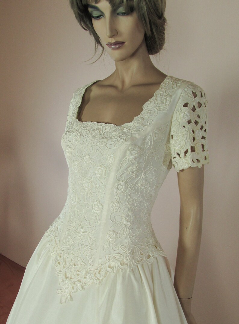 Vintage wedding Dress 90's Bridal gown from 1990s Etsy