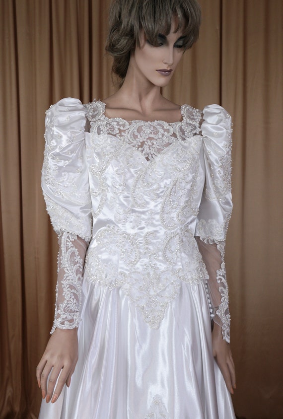 navy blue dress for baby girl A Look Back at 90 Years of Wedding Fashion Trends main image 0