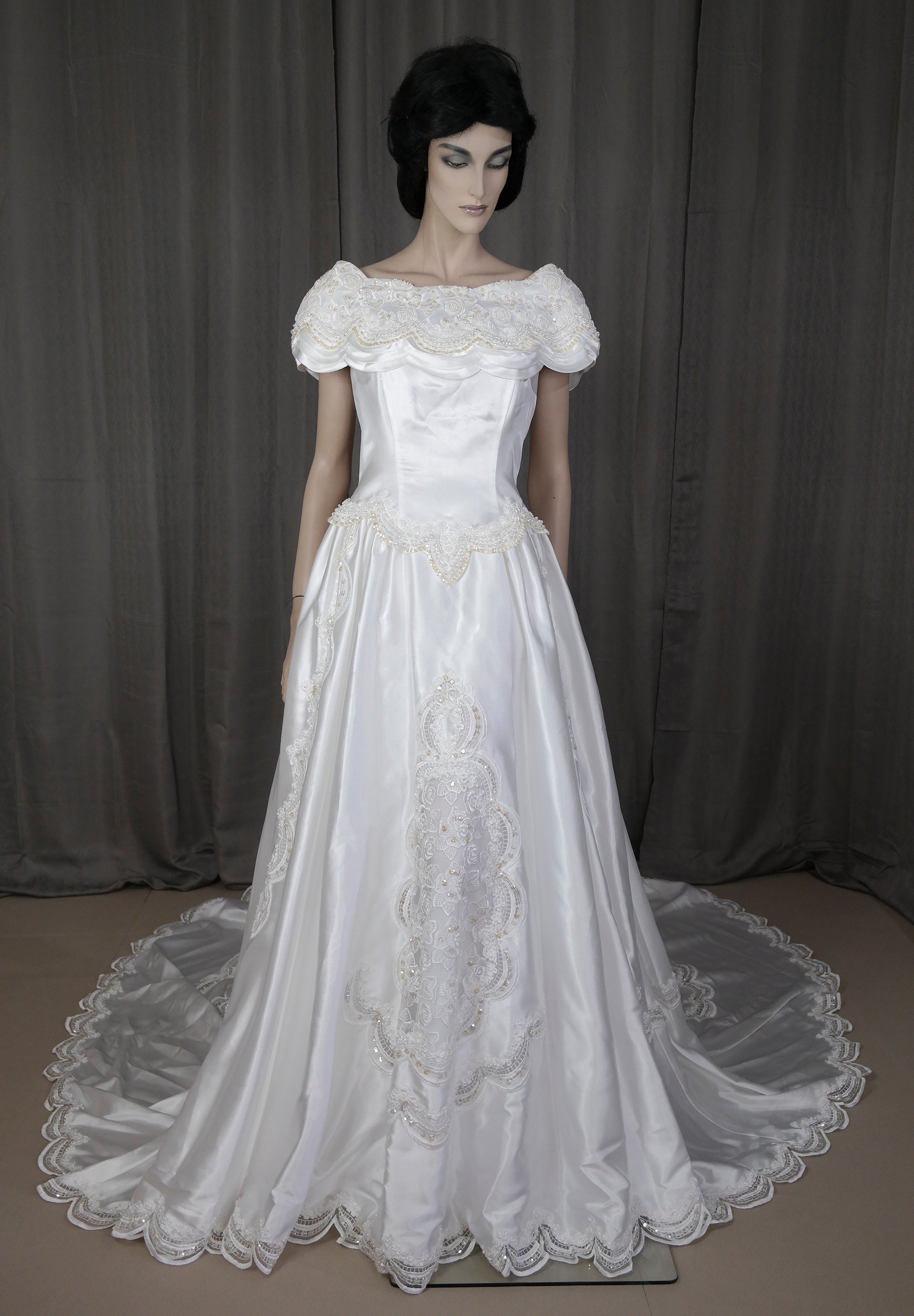 navy blue dress for baby girl Looking Back at the Most Iconic Bridal Moments From the '90s Runways – Over  The Moon main image 0