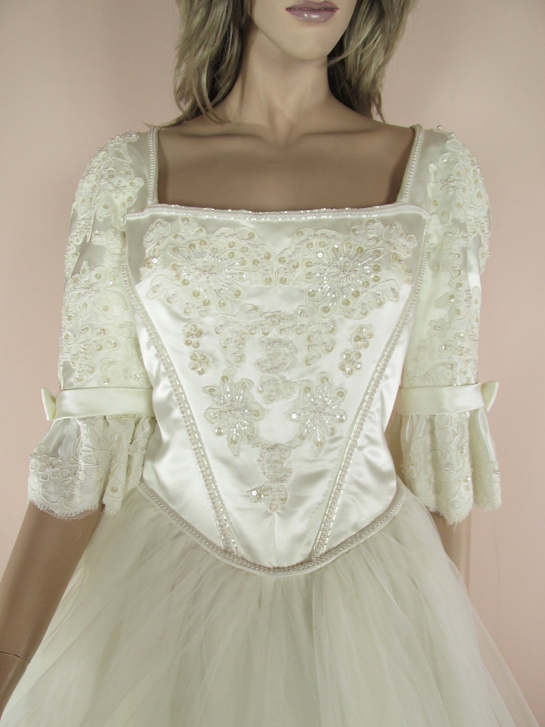 Romantisches Hochzeitskleid 80er Jahre Ball Gown | Etsy
