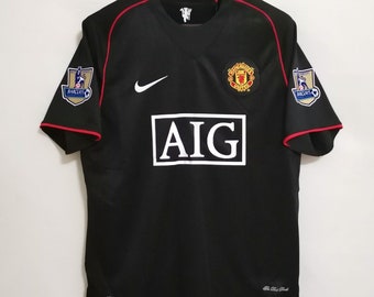 Retro 2007-2008 Manchester United Away Jersey Worn by Ronaldo, Rooney, Giggs, Scholes, Ferdinand, MU Jersey, Ronaldo Jersey