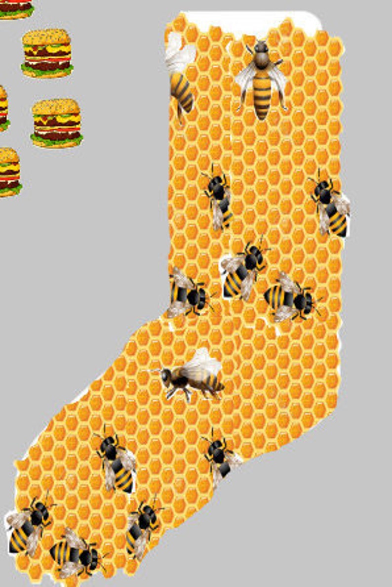 Honey Bee Crew Socks