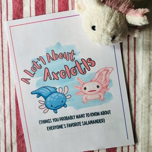 A Lot About Axolotls! Science Unit Study