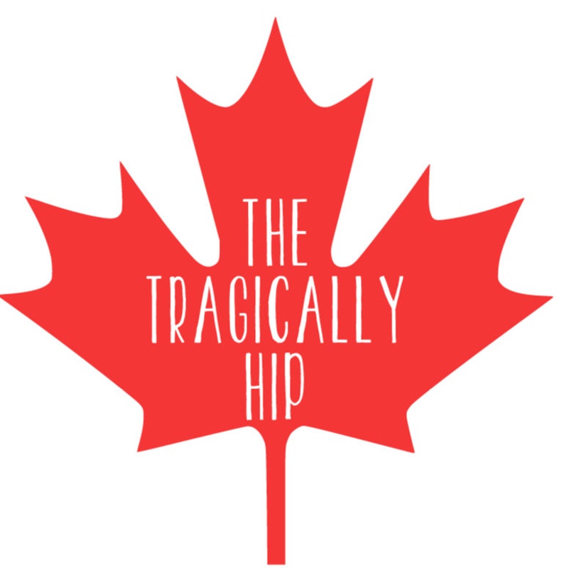 tragically hip maple leaf shirt