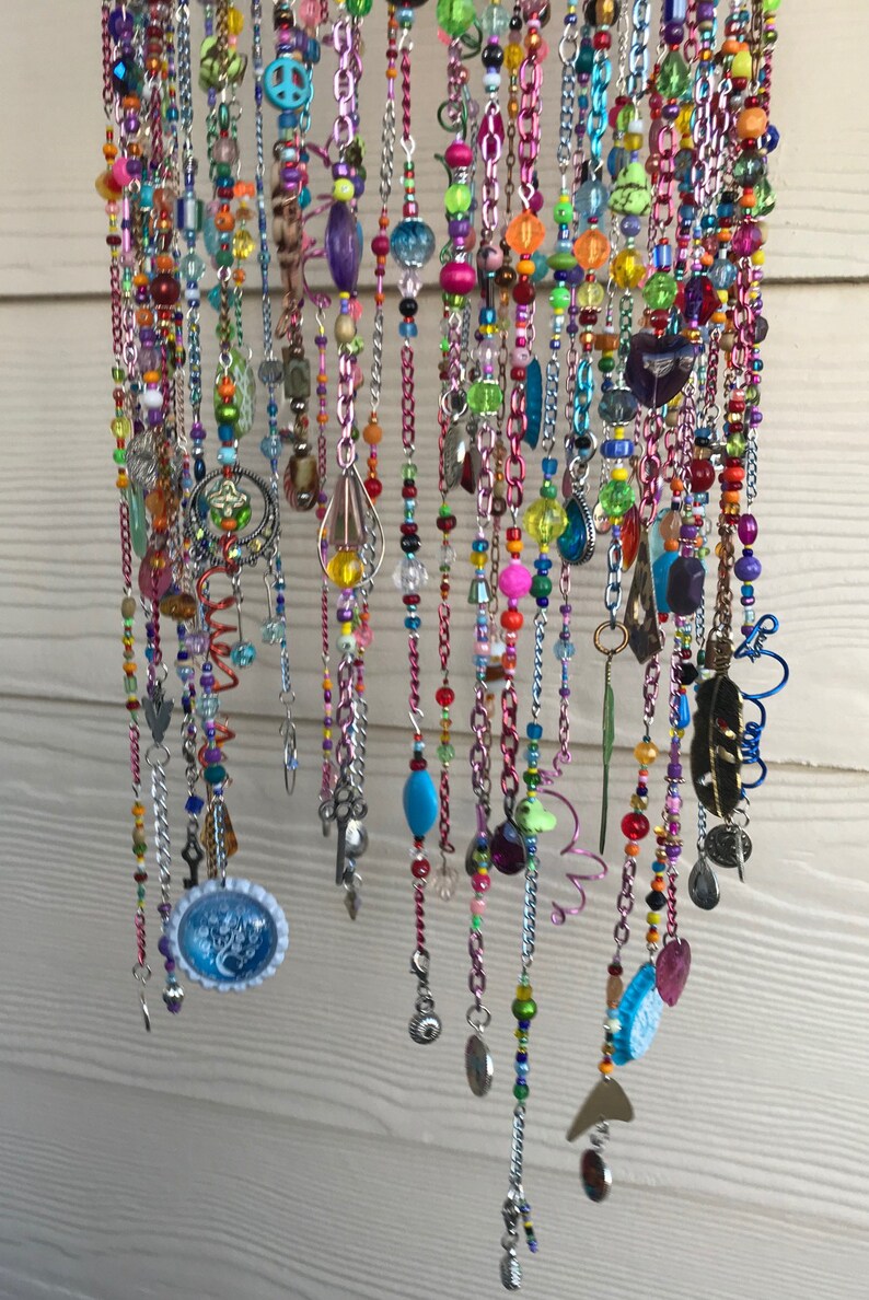 Large Beaded Mobile Etsy