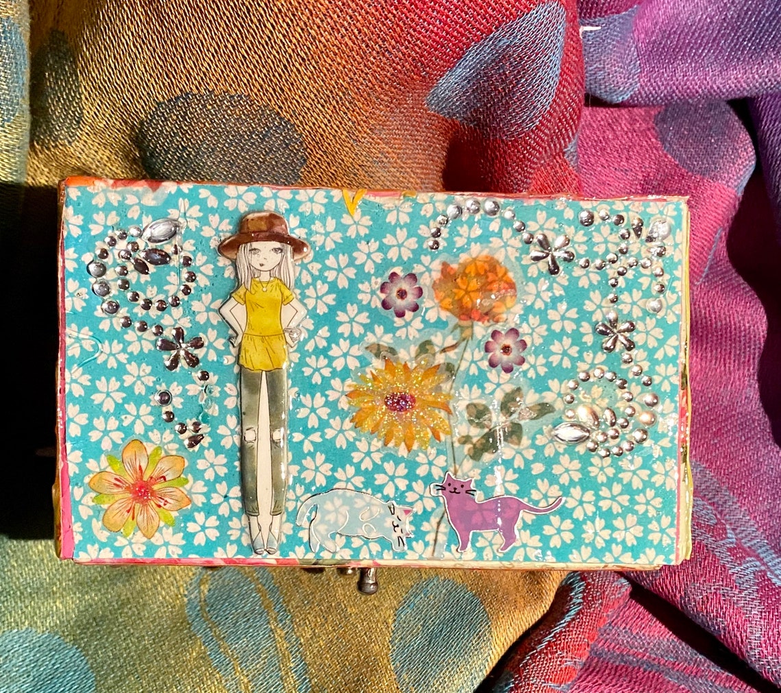 Boho jewelry box Etsy