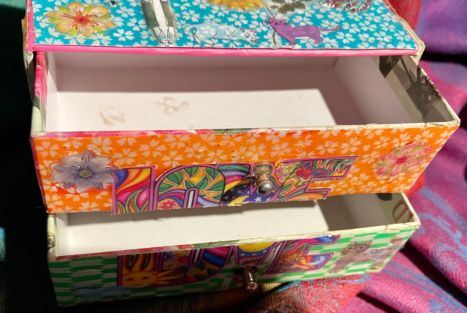 Boho jewelry box Etsy