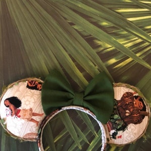 Semi Demi Mini God|| Maui Ears|| Moana Ears|| Mickey Ears