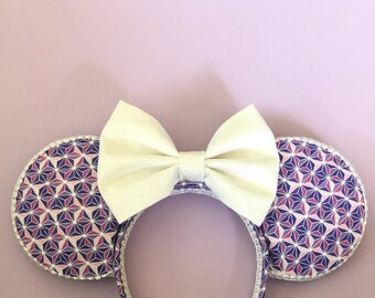 Grand and Miraculous||Spaceship Earth inspired Ears|| Disney Park Ears